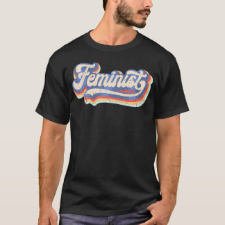 Camiseta Feminismo feminista arcoiris en los años 70