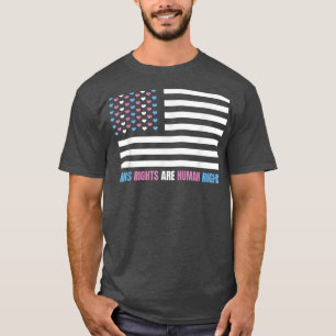 Camiseta Feminismo Feminista Bandera Americana Trans Rights