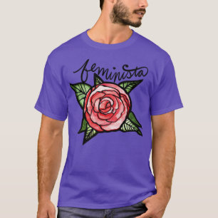 Camiseta Feminismo feminista de la Rosa Roja Feminista1924 