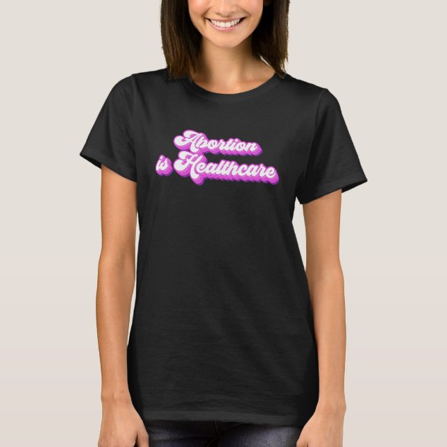 Camiseta Feminismo feminista El aborto por aborto es saluda (Anverso)