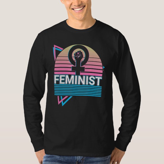 Camiseta Feminismo feminista Empoderamiento femenino retro (Anverso)