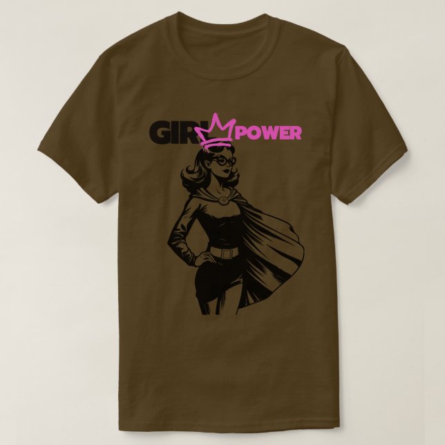 Camiseta Feminismo feminista en el poder chica (Diseño del anverso)
