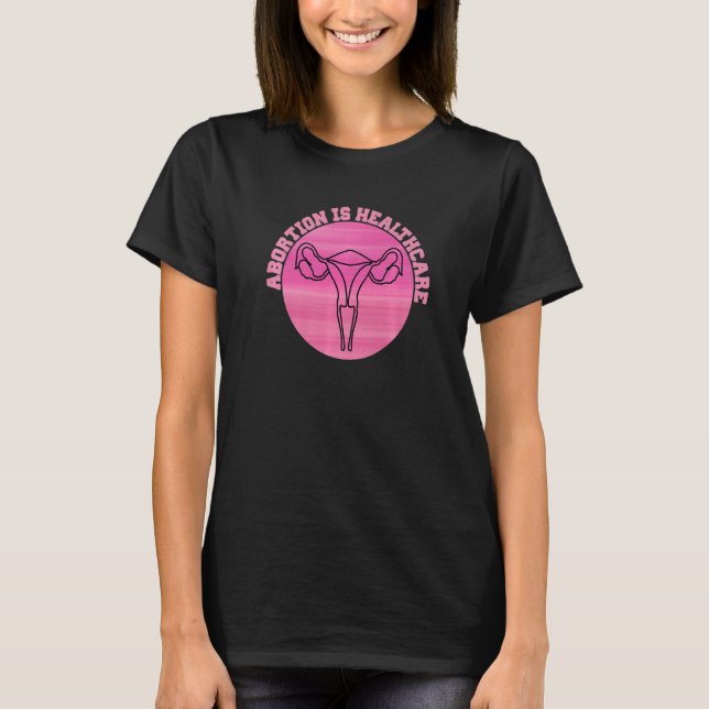 Camiseta Feminismo feminista favorable al aborto es salud (Anverso)