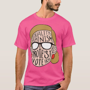 Camiseta Feminismo Igualdad Protesta por Derechos de Votaci