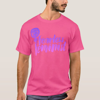 Camiseta Feminismo intrépido Símbolo retro977