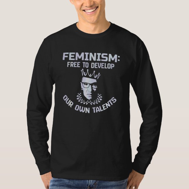 Camiseta Feminismo Libre De Desarrollar Nuestros Propios Ta (Anverso)