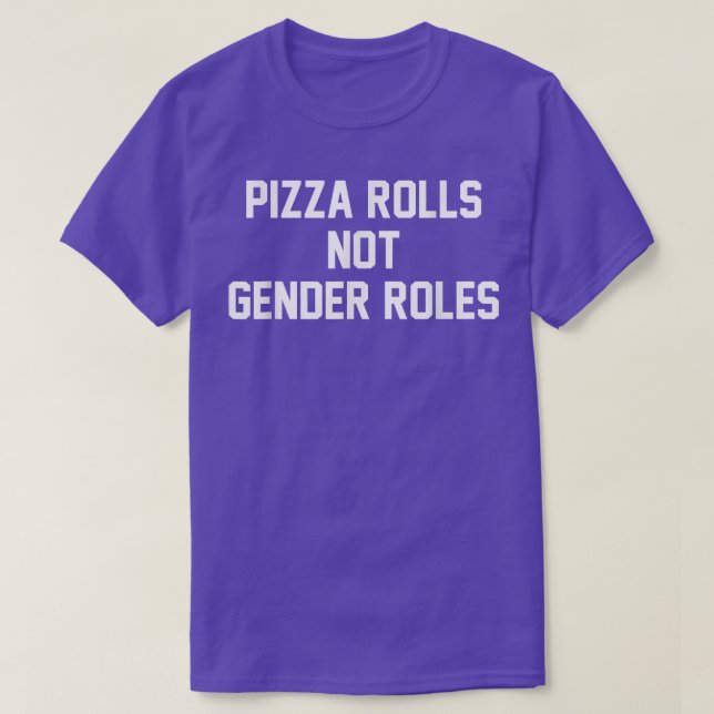 Camiseta Feminismo Pizza No Roles De Género  (Diseño del anverso)