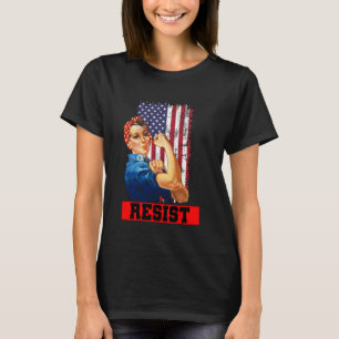 Camiseta Feminismo Político Rosie Riveter RESISTE Oligarquí