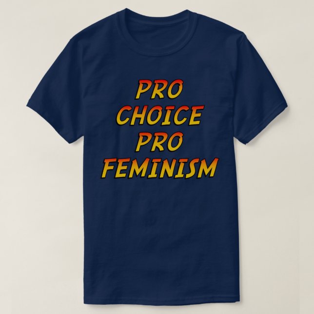 Camiseta Feminismo Pro Choice Pro (Diseño del anverso)