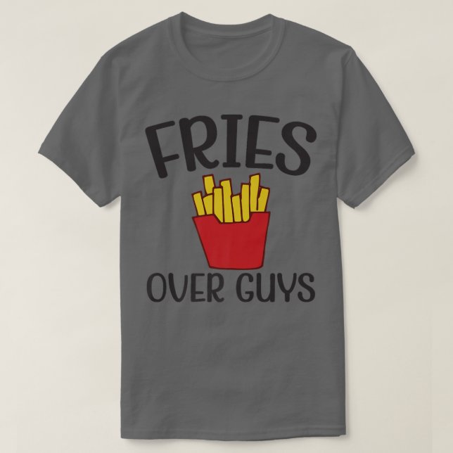 Camiseta FeminismoFries Sobre Chicos1037  (Diseño del anverso)