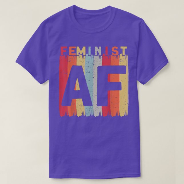 Camiseta Feminist Af Feminism 1418  (Diseño del anverso)