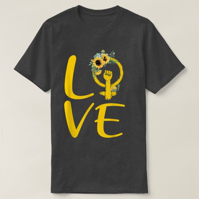 Camiseta Feminist Feminism Symbol Womens Rights 1578  (Diseño del anverso)