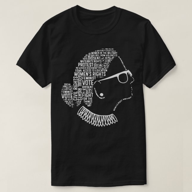 Camiseta Feminist RBG Speak Your Mind Even If Your Voice Sh (Diseño del anverso)