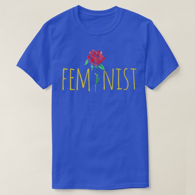Camiseta Feminist Rose1 (Diseño del anverso)