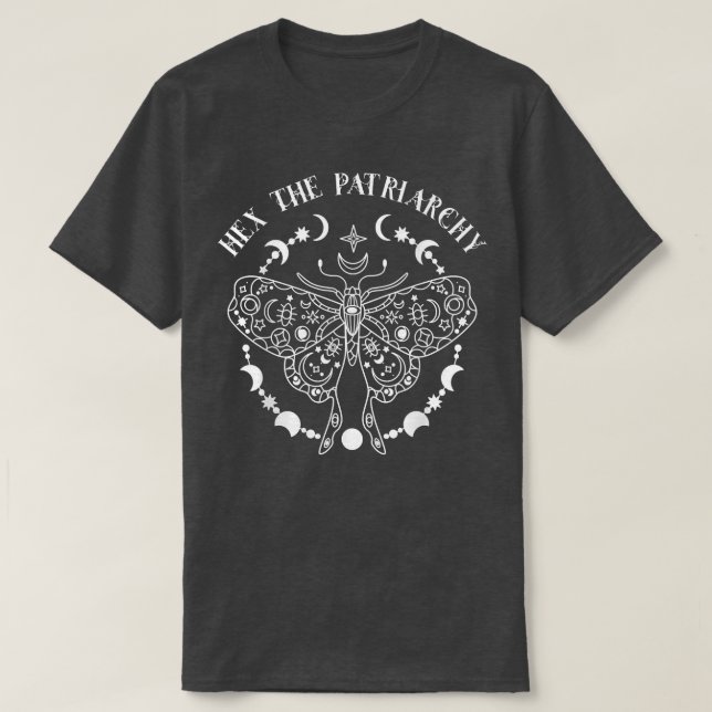 Camiseta Feminist Witch, He The Patriarchy Funny Graphic Fe (Diseño del anverso)