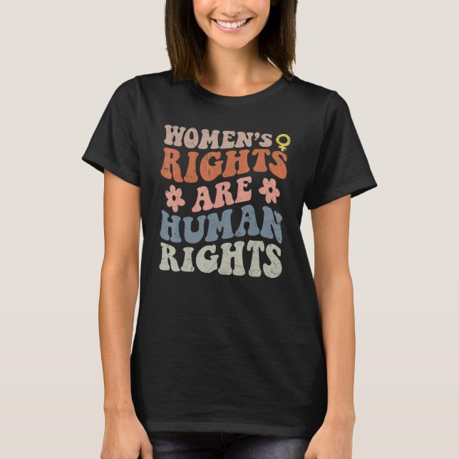 Camiseta Feminist Women's Rights Are Human Rights (Anverso)