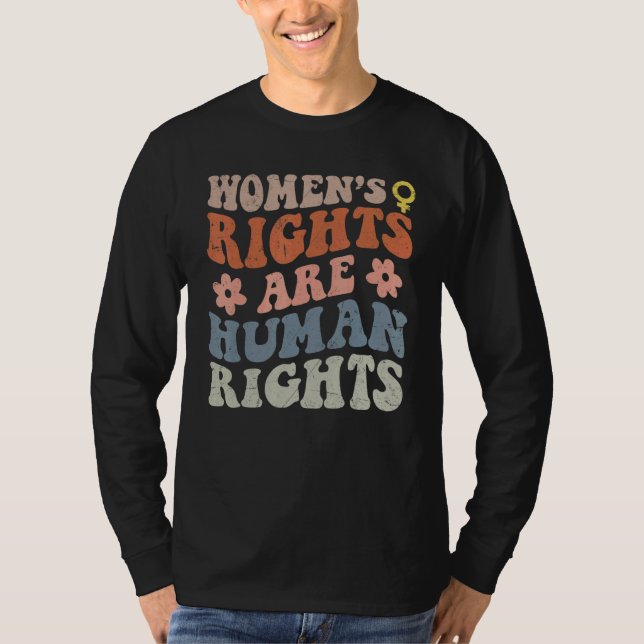 Camiseta Feminist Women's Rights Are Human Rights (Anverso)