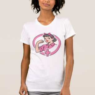 Camiseta feminista de enfermera vintage