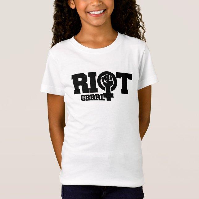 Camiseta Feminista de RIOT GRRRL (Anverso)