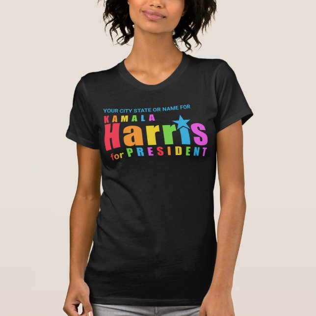 Camiseta Feminista electoral Personalizado de Kamala Harris (Anverso)