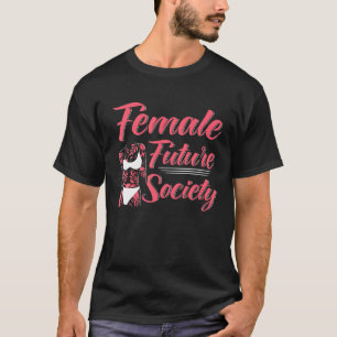 Camiseta Feminista Futura Sociedad Femenina Derechos Floral