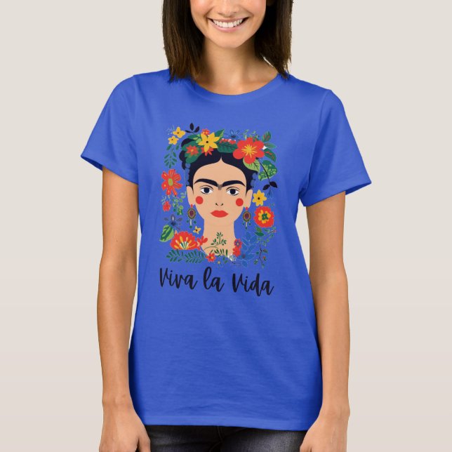 Camiseta Feminista LatinaX de Frida Kahlo (Anverso)