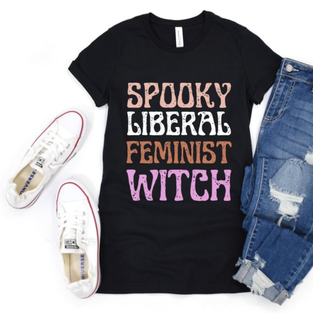 Camiseta Feminista liberal espeluznante rencilla política (Subido por el creador)