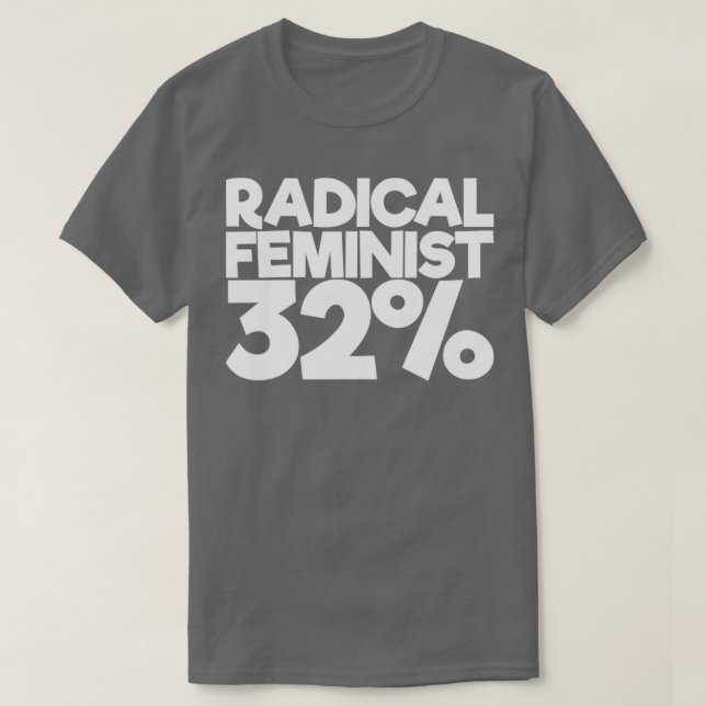 Camiseta Feminista radical (Diseño del anverso)