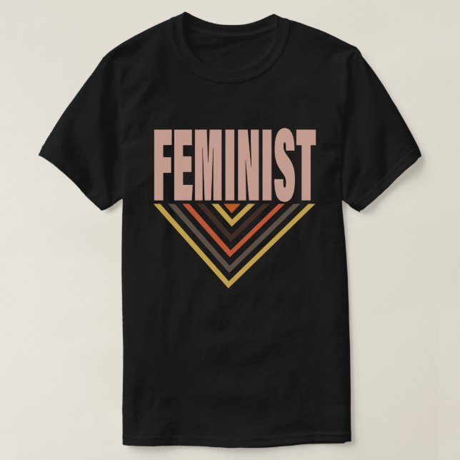 Camiseta Feminista retro (Diseño del anverso)
