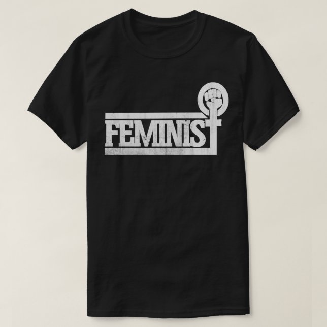 Camiseta Feminista retro (Diseño del anverso)