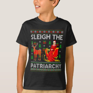 Camiseta Feminista Ruth Bader Ginsburg Rbg Trineo De Navida