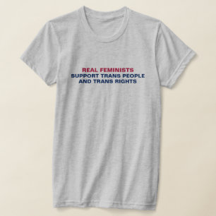 Camiseta Feministas apoyan a personas transgénero y transgé