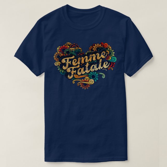 Camiseta Femme Fatale (Diseño del anverso)