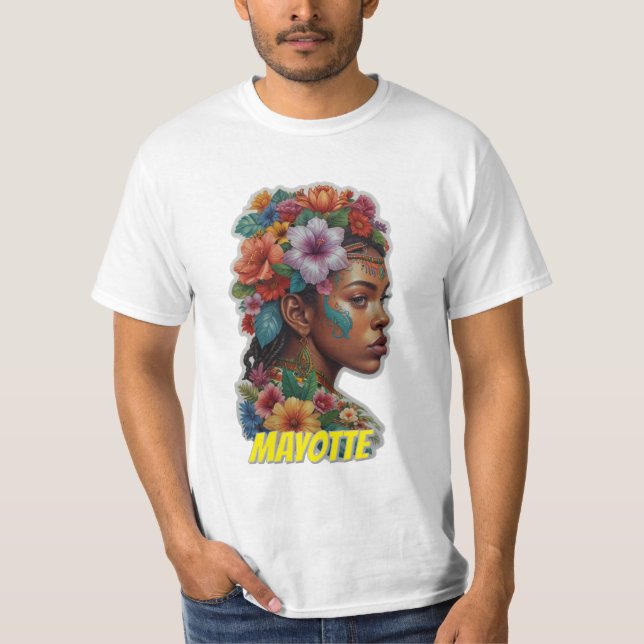 CAMISETA FEMME MAYOTTE (Anverso)