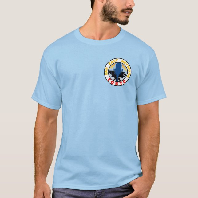 Camiseta FEN RADIO Tachikawa Base Aérea Japón T-Shirt (Anverso)