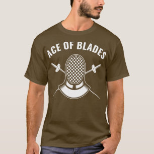Camiseta Fencer Funny Ace de Esgrima de Blades