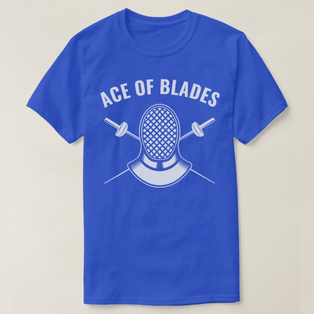 Camiseta Fencer Funny Ace de Esgrima de Blades (Diseño del anverso)