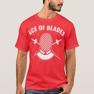 Camiseta Fencer Funny Ace de Esgrima de Blades