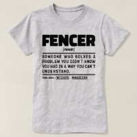 Fencer Nuevo instructor de esgrima Funny Fences Ma