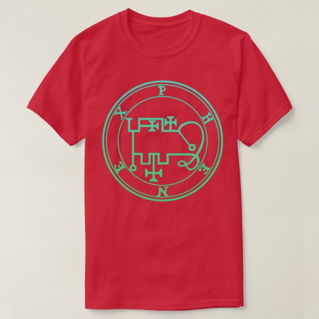 Camiseta Fenex Sigil transforma tu degradado verde de vida (Diseño del anverso)