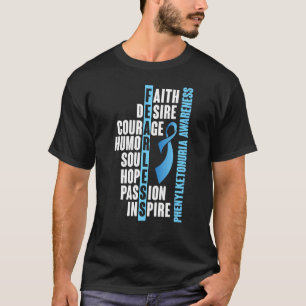 Camiseta Fenilcetonuria Pku Fuerte Conciencia sobre los Pre
