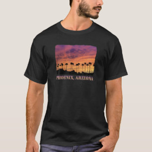 Camiseta Fénix Arizona Hermosas Palmeras Colorf Sunset