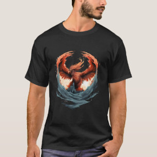 Camiseta Fénix Artwork Firebird Reborn Mítico Bird Reju