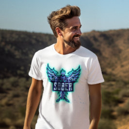 Camiseta Fénix Azul de la Sobriedad