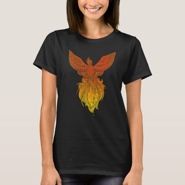 Camiseta Fénix Bird Mystical Creature Mythology (Anverso)