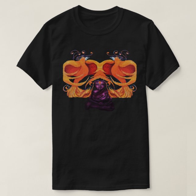 Camiseta Fénix de mente tranquila (Diseño del anverso)
