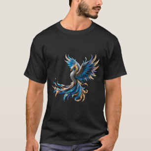 Camiseta Fénix del Amanecer Zafiro