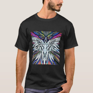 Camiseta Fénix Del Ilustracion Ashes Colorful Phoen