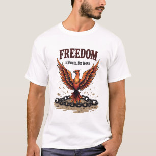 Camiseta Fénix Feather & Broken Chain - Forjado Freedom Vi