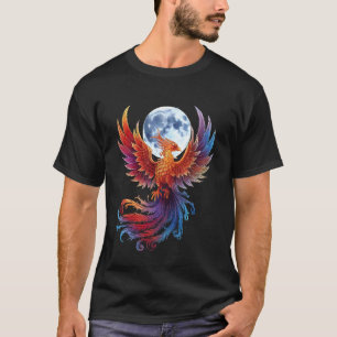 Camiseta Fénix Fuego Ave Mítico Rejuvenecimiento Ascenso